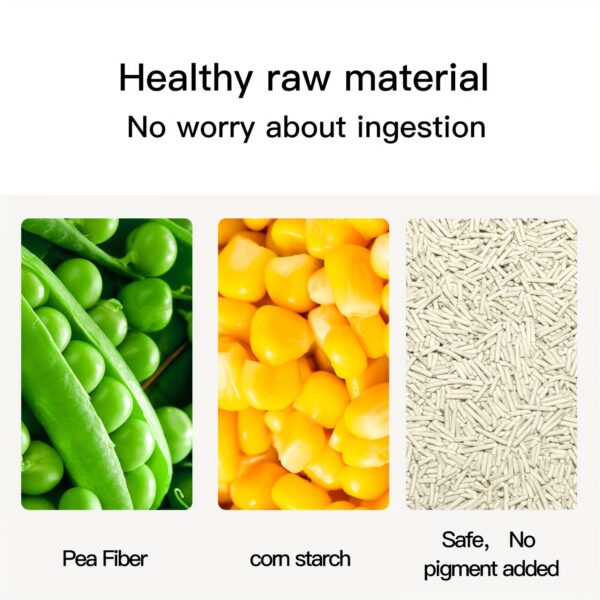 33lbs Dust-Free Sumlov Tofu Cat Litter, Natural Botanical, 5.5Lbs Each Pack, Flushable, Quick Clumping, Odor Control, Made From Pea Fiber And Corn Starch - Image 17