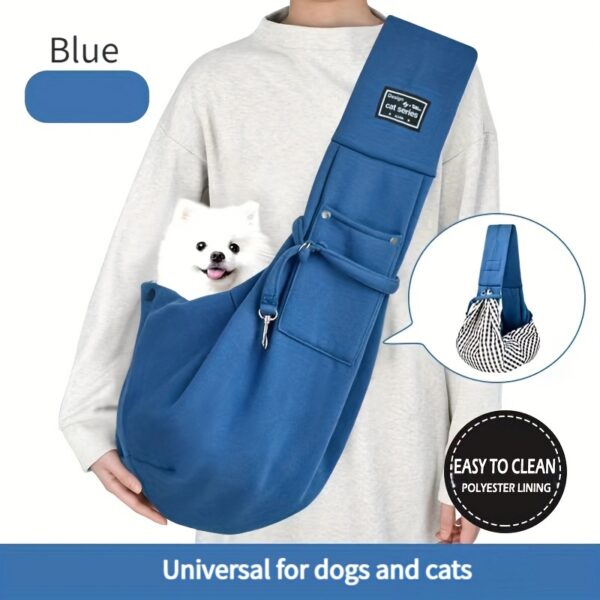 Pet Sling Carrier, Soft Pet Carrier, Dog And Cat Travel Bag For Outdoor, Dog Carrier, Cat Carrier, Travel Companion For Puppies, Kittens & Small Animals Christmas Gift - Image 4