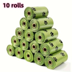 Extra Thick Lavender Scented Dog Waste Bags - 150 Pcs/10 Rolls, Leak Proof & Strong - Perfect for Cat Litter Trash Can/Bag - Made of Polyethylene with Odor Sealing