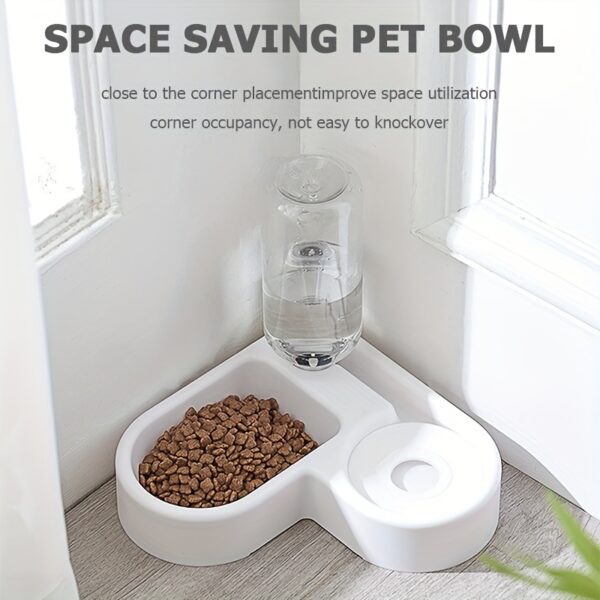 1pc Two-in-One Automatic Pet Feeder For Cats And Dogs - Convenient Food And Water Dispenser Christmas Gift - Image 7