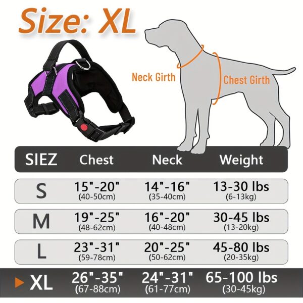 Doglee Ultimate No-Pull Reflective Adjustable Dog Harness with Handle - Premium Comfort, Easy Walking, and Enhanced Visibility - Ideal for Training, Outdoor Adventures, and Everyday Use - Image 45