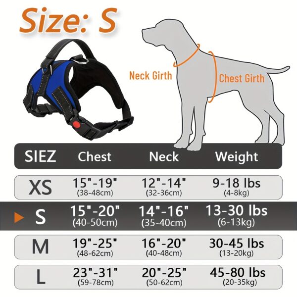 Doglee Ultimate No-Pull Reflective Adjustable Dog Harness with Handle - Premium Comfort, Easy Walking, and Enhanced Visibility - Ideal for Training, Outdoor Adventures, and Everyday Use - Image 21
