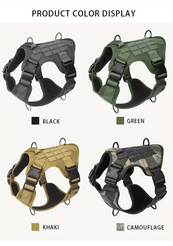 Heavy Duty Adjustable Dog Harness With Handle For Running And Training - Perfect For Medium And Large Dogs - Image 25