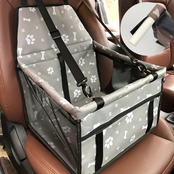 Pet Car Booster Seat For Dog Cat Portable And Breathable Bag With Seat Belt Dog Carrier Safety Stable For Travel Look Out With Clip On Leash With PVC Tube Christmas Gift - Image 14
