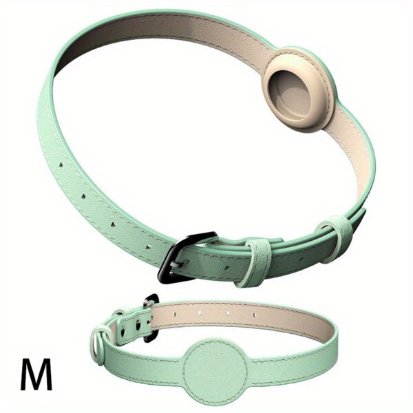 Dog Collar For Airtag Protective Tracker, Waterproof Pet Dog Anti-lost Positioning Silicone PU Collar Anti-lost Pet Cat Dog Collar - Image 20