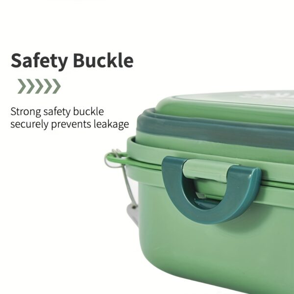 Multifunctional Collapsible Pet Double Bowls Portable Plastic Double-Layer Leak Proof Dog Food Bowl Water Bowl For Pet Outdoor Traveling Camping Walking Supplies - Image 4
