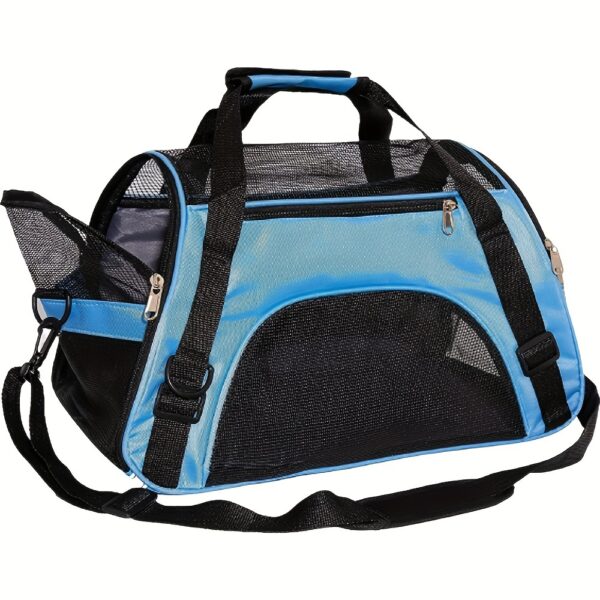Cat Carrier Dog Carrier Pet Carrier, Airline Approved Soft-Sided Foldable Pet Bag Puppy Carrier With Breathable Mesh For Small Medium Cats Dogs Rabbit - Image 6