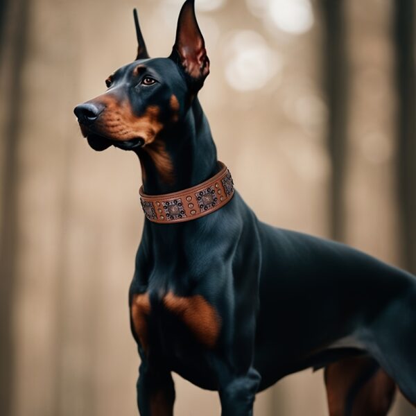 Heavy Duty Studded Leather Dog Collar for Medium and Large Dogs - Durable and Comfortable - Image 5