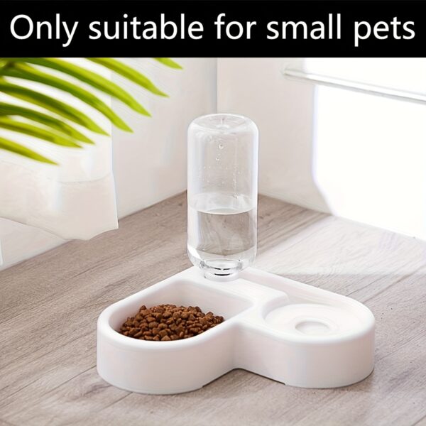 1pc Two-in-One Automatic Pet Feeder For Cats And Dogs - Convenient Food And Water Dispenser Christmas Gift - Image 6