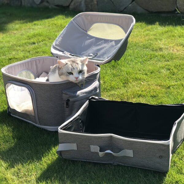 Portable Collapsible Cat Litter Box, Durable And Leak-Proof, Easy To Clean, Compact Design For Travel - Image 10