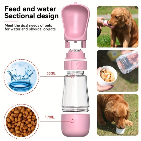 Portable Dog Water Bottle And Bowl Dispenser - Keep Your Pet Hydrated On-The-Go - Image 6