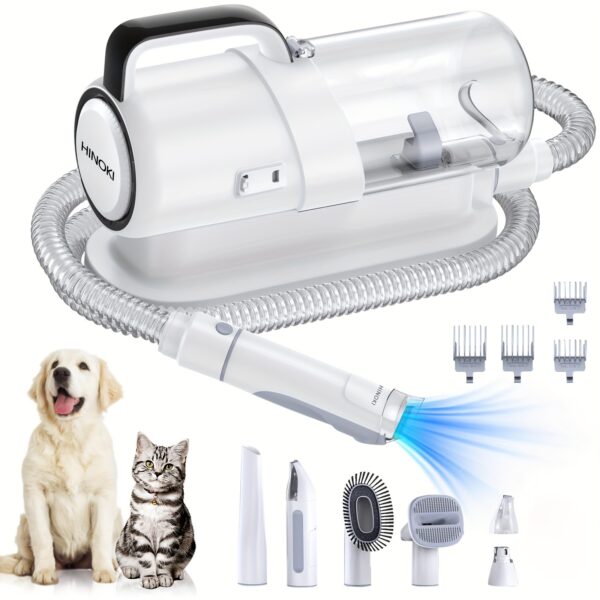 Pro pet Grooming kit Pet Grooming  Vacuum Picks Up 99% Pet Hair 7 Proven Grooming Tools 2.3L Capacity Pet Hair Dust Cup