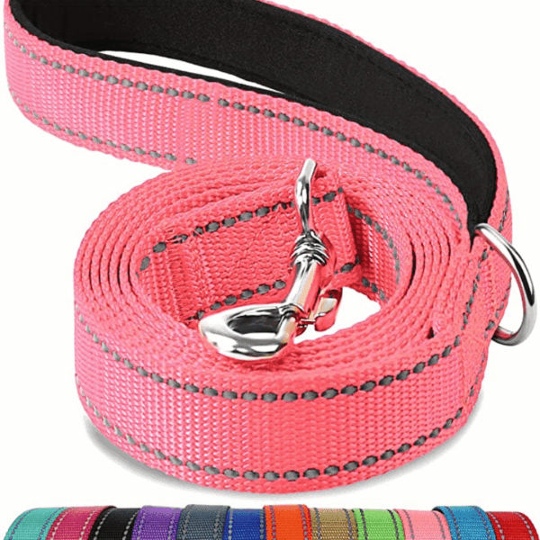 Safe and Comfortable Reflective Double-Sided Dog Leash for Walking and Training - Image 17