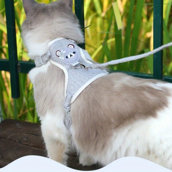 Dog Chest Harness And Leash, Soft Dog Harness Vest With Rope, Adjustable Dog Walking Harness, Only For Small Dog - Image 22