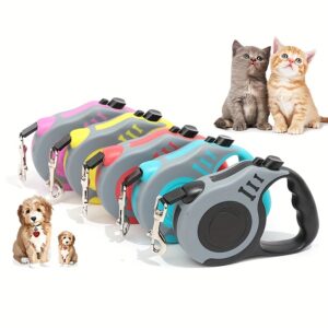 Make Outdoor Walks Easier With This Automatic Retractable Dog Leash - 3/5 Meter Minimalist Design!