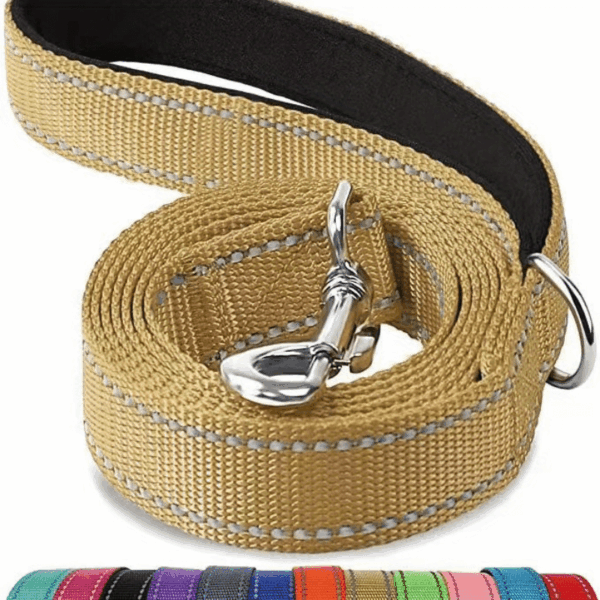 Safe and Comfortable Reflective Double-Sided Dog Leash for Walking and Training - Image 15