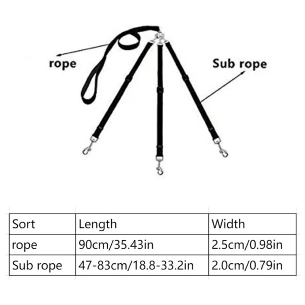 3-Way Dog Leash | Adjustable Nylon Seat Belt for Car Travel, Hiking & Camping | No-Pull Design with Comfort Grip Handle | Multi-Color Options | Secure Clip Attachment for Safe Outdoor Walks, Car Safety Gear | Comfortable Grip Leash | Durable Nylon Leash - Image 20