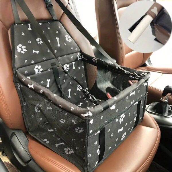 Pet Car Booster Seat For Dog Cat Portable And Breathable Bag With Seat Belt Dog Carrier Safety Stable For Travel Look Out With Clip On Leash With PVC Tube Christmas Gift - Image 3