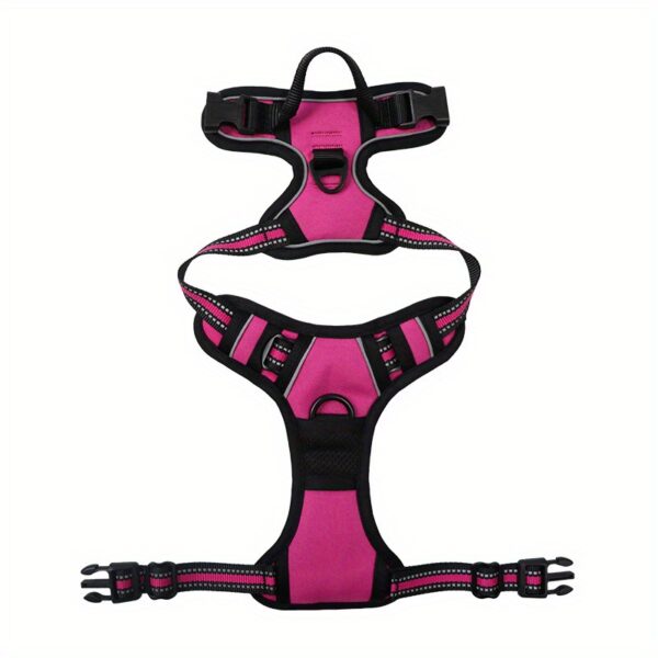 Premium Reflective Dog Harness - Durable, Comfortable, No-Choke Design - High Visibility for Safe Outdoor Adventures - Image 16