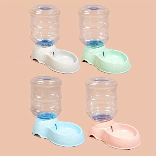 [Large Capacity Pet Feeder Fountain] 1pc Large Capacity Transparent Pet Feeder/Water Fountain, Water/Food Feeder Dispenser For Cats And Dogs Christmas Gift - Image 18