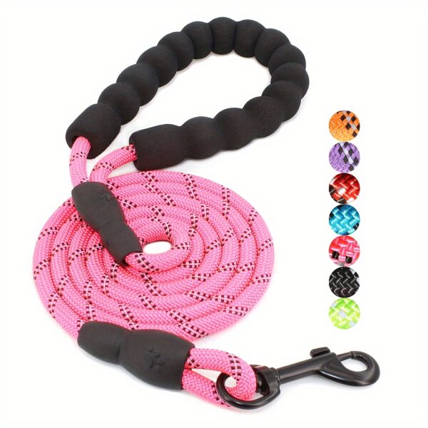 Dog Nylon Leash Lengthened And Reflective Round Rope Small And Medium Cats Dogs Leash Pet Traction Rope - Image 13