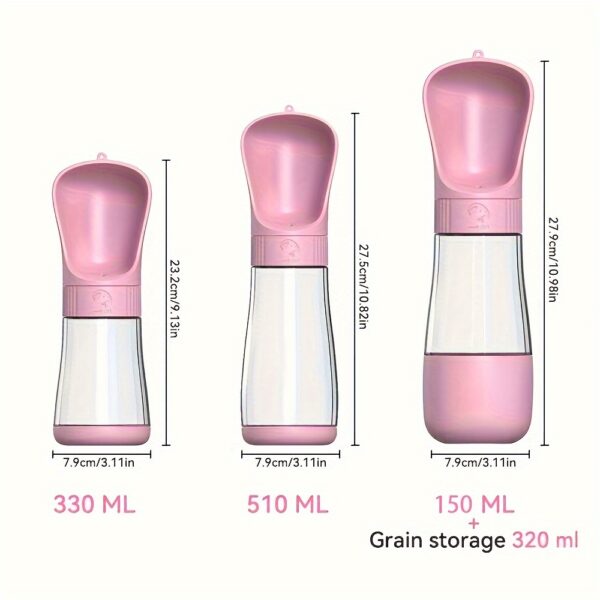 Portable Dog Water Bottle And Bowl Dispenser - Keep Your Pet Hydrated On-The-Go - Image 2