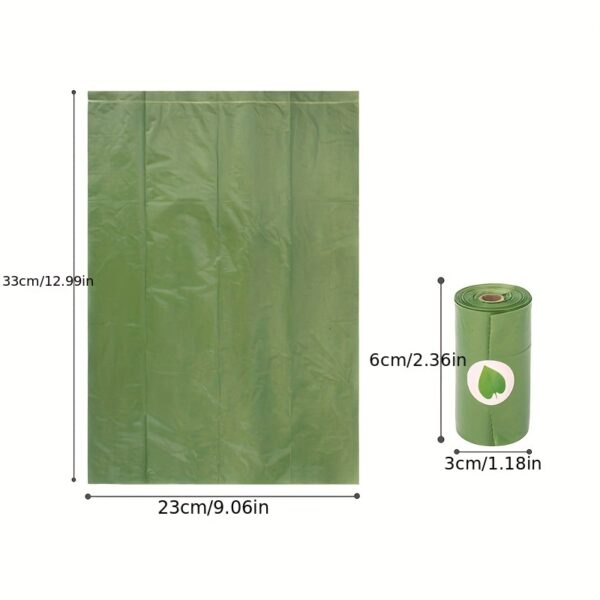 120pcs Large Capacity Disposable Pet Poop Bags with Integrated Cat Litter Shovel and 1 Roll Poop Bag - Easy Scoop, Convenient Bag Holder, and Sanitary Cleaning for Cats - Image 8