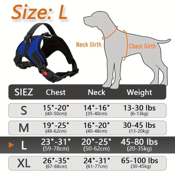 Doglee Ultimate No-Pull Reflective Adjustable Dog Harness with Handle - Premium Comfort, Easy Walking, and Enhanced Visibility - Ideal for Training, Outdoor Adventures, and Everyday Use - Image 35