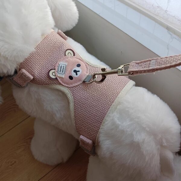 Dog Chest Harness And Leash, Soft Dog Harness Vest With Rope, Adjustable Dog Walking Harness, Only For Small Dog - Image 26