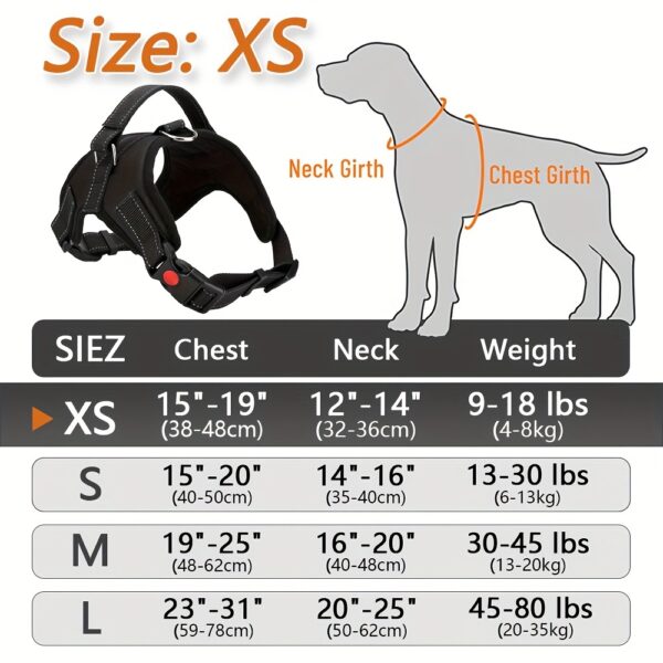 Doglee Ultimate No-Pull Reflective Adjustable Dog Harness with Handle - Premium Comfort, Easy Walking, and Enhanced Visibility - Ideal for Training, Outdoor Adventures, and Everyday Use - Image 3