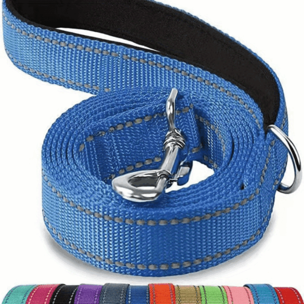 Safe and Comfortable Reflective Double-Sided Dog Leash for Walking and Training - Image 9
