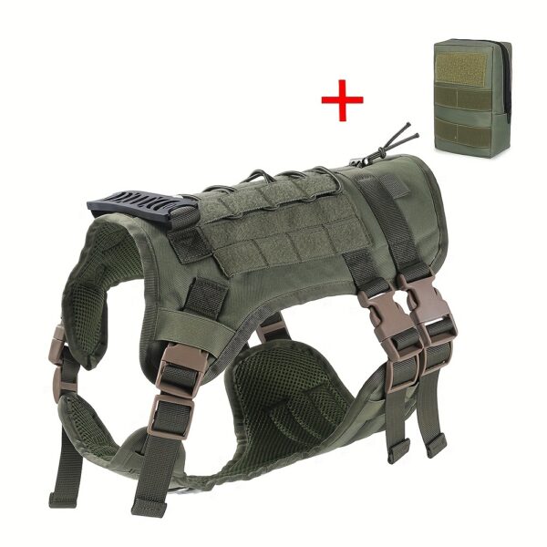 Waterproof Tactical Dog Vest Harness - Secure, Comfortable Fit for Outdoor Adventures, Christmas Gift - Image 10