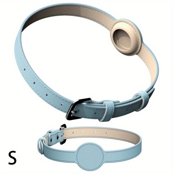 Dog Collar For Airtag Protective Tracker, Waterproof Pet Dog Anti-lost Positioning Silicone PU Collar Anti-lost Pet Cat Dog Collar - Image 14
