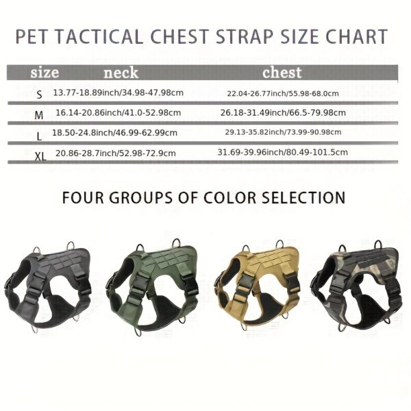 Heavy Duty Adjustable Dog Harness With Handle For Running And Training - Perfect For Medium And Large Dogs - Image 2