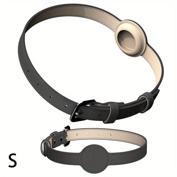 Dog Collar For Airtag Protective Tracker, Waterproof Pet Dog Anti-lost Positioning Silicone PU Collar Anti-lost Pet Cat Dog Collar - Image 11