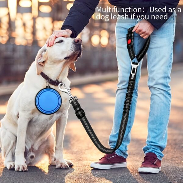 1pc Premium Dog Car Safety Seat Belt - Adjustable, Comfort-Cushioned, Durable Headrest Restraint for Secure Travel - High-Strength Elastic, Quick-Adjust Design for Ultimate Pet Safety - Image 8