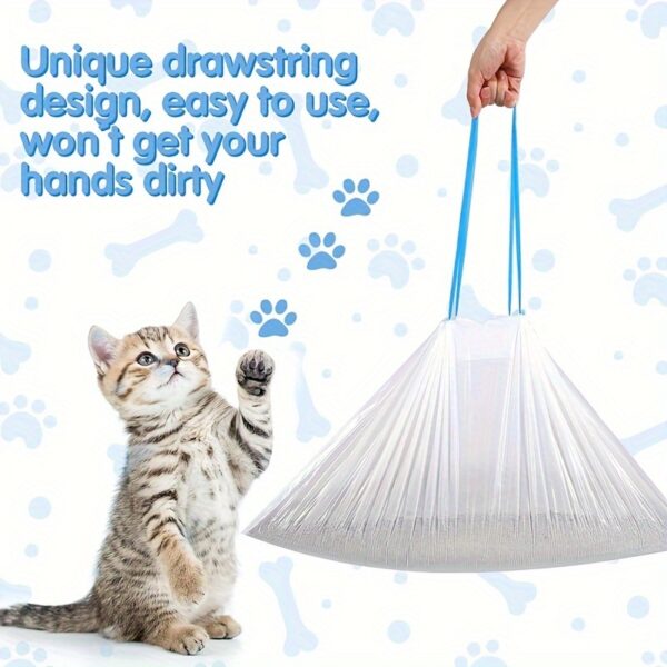 100pcs Portable Cat Litter Disposal Bags - Easy Cleanup for Self-Cleaning Litter Boxes - Image 8