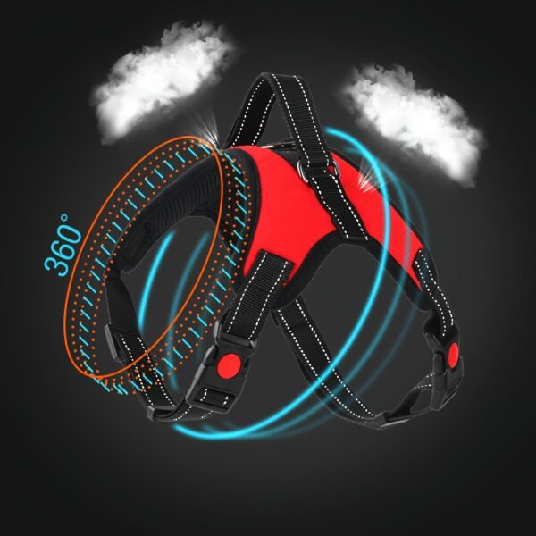 Doglee Ultimate No-Pull Reflective Adjustable Dog Harness with Handle - Premium Comfort, Easy Walking, and Enhanced Visibility - Ideal for Training, Outdoor Adventures, and Everyday Use - Image 6