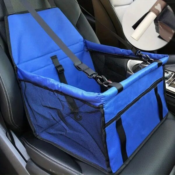 Pet Car Booster Seat For Dog Cat Portable And Breathable Bag With Seat Belt Dog Carrier Safety Stable For Travel Look Out With Clip On Leash With PVC Tube Christmas Gift - Image 13