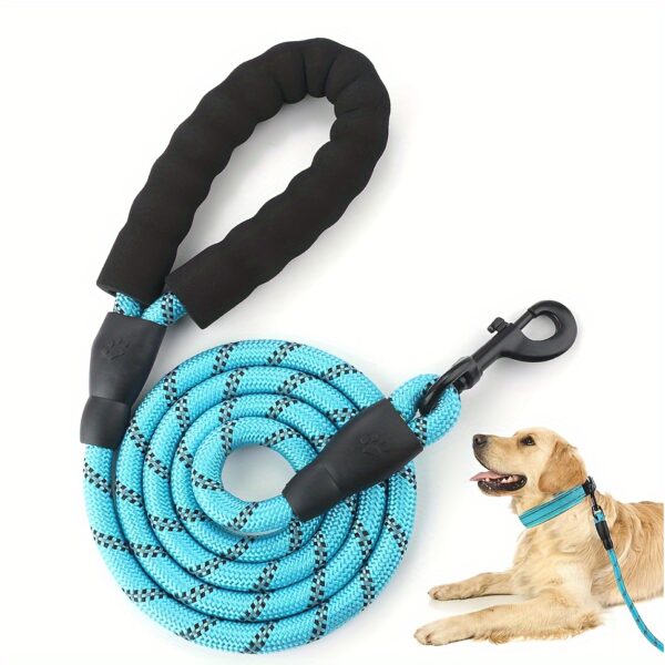 Dog Nylon Leash Lengthened And Reflective Round Rope Small And Medium Cats Dogs Leash Pet Traction Rope - Image 7